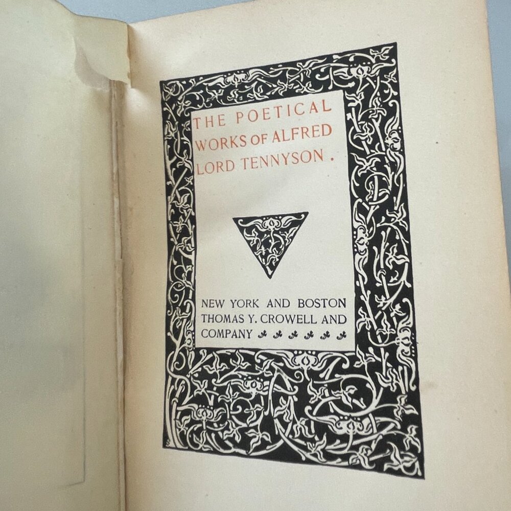 Tennyson's Poems Copyright 1885 Thomas Y Crowell - Picture 13 of 16